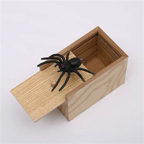 wooden box with metal spider|how to make a spider box.